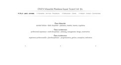 Desktop Screenshot of onenmimarlik.com